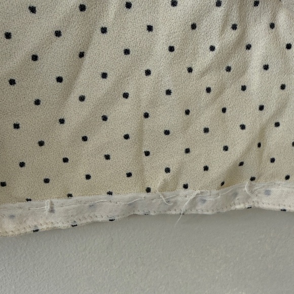 Vintage Young Edwardian by Arpeja Polka Dot Babydoll Mini Dress w/ Flare Sleeves - Picture 7 of 14